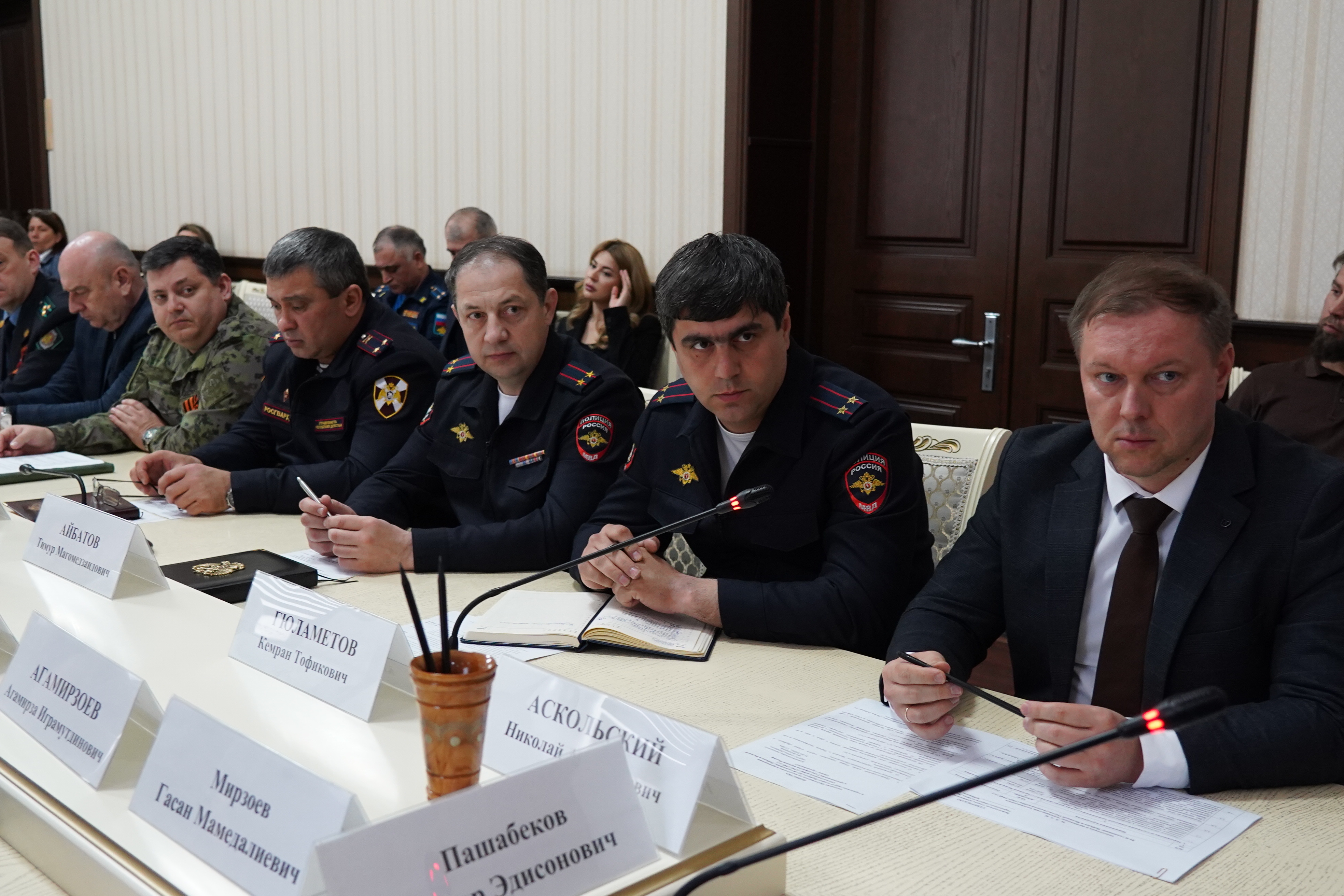Заседание антитеррористической комиссии прошло в Дербенте