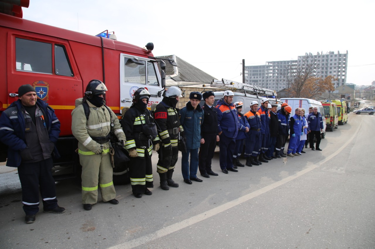 В Дербенте состоялись командно-штабные учения