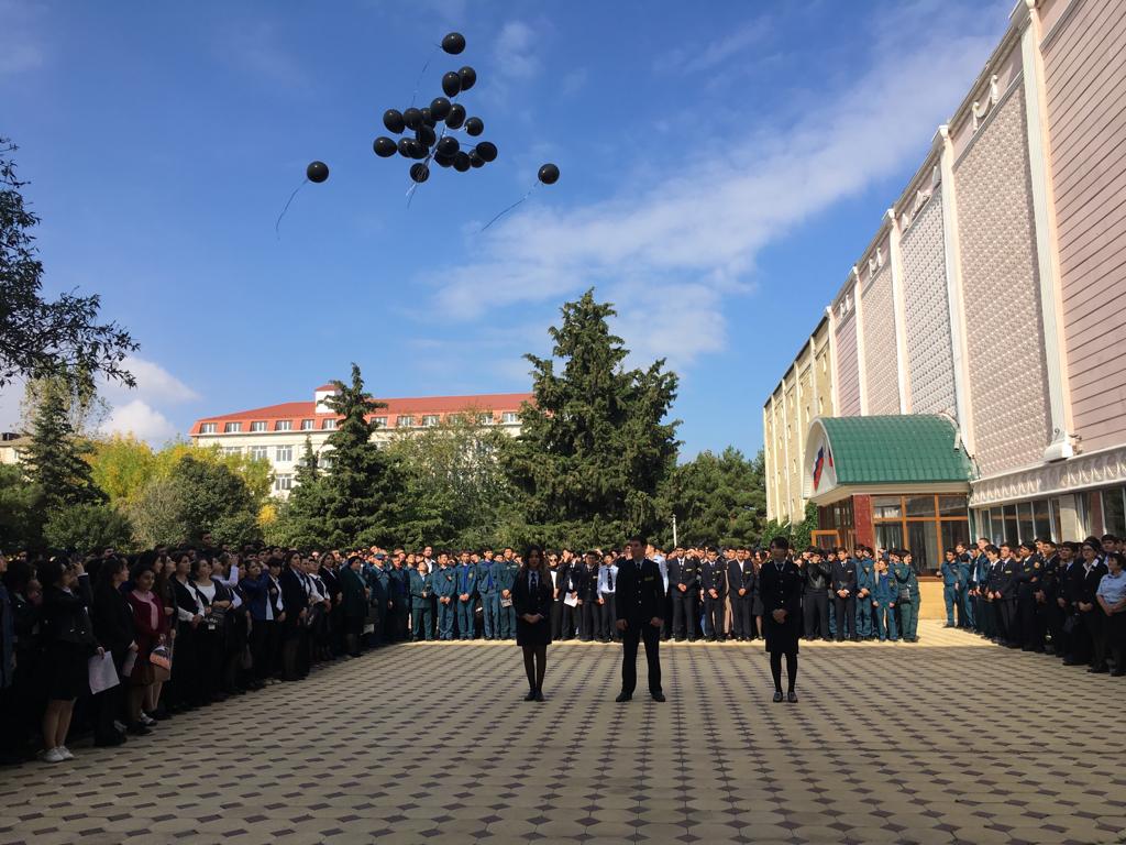 Митинг солидарности прошел в колледже "Экономики и права" г.Дербент